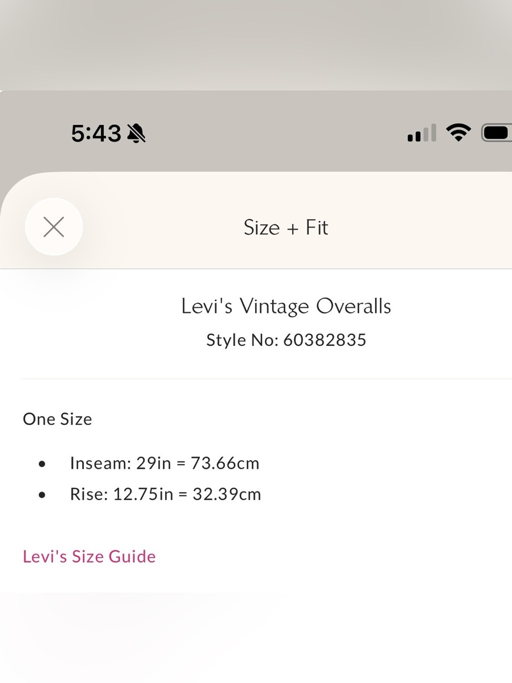 Levi’s Vintage Overalls - Picture 8 of 9